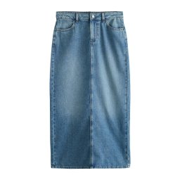 Next Fustă albastru denim