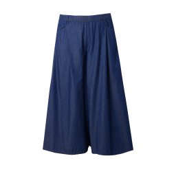 Ulla Popken Pantaloni cu cute albastru închis