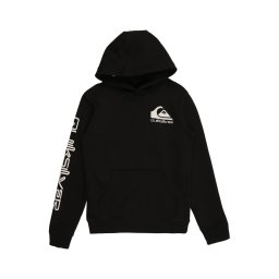 QUIKSILVER Bluză de molton negru / alb