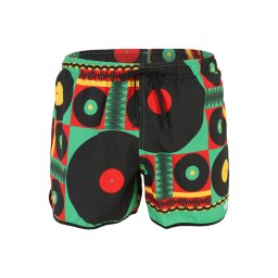 ADIDAS ORIGINALS Șorturi de baie 'JFF' galben / verde jad / roșu / negru