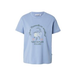NAPAPIJRI Tricou 'SALMYS' crem / albastru deschis / verde închis