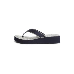 TOMMY HILFIGER Flip-flops bleumarin / auriu