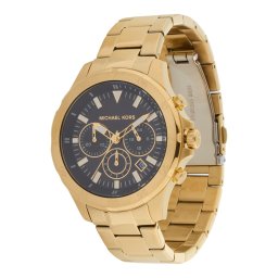 Michael Kors Ceas analogic 'GRAYSON' auriu / negru