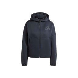 ADIDAS SPORTSWEAR Bluză cu fermoar sport 'Z.N.E.' negru