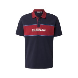 NAPAPIJRI Tricou 'EKIM' bleumarin / azur / roșu cireș / alb murdar