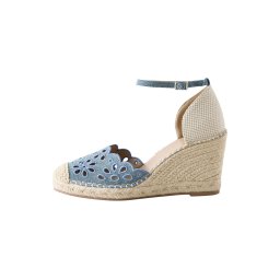 Next Sandale 'Forever Comfort' alb kitt / albastru denim