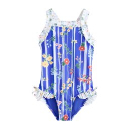Next Costum de baie întreg albastru / galben / verde / alb