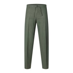 SELECTED Pantaloni cu dungă 'SLH196-OLE' oliv