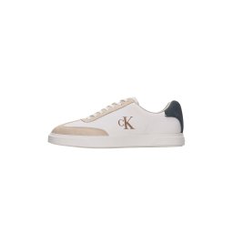 Calvin Klein Sneaker low culoarea pielii / alb kitt / negru