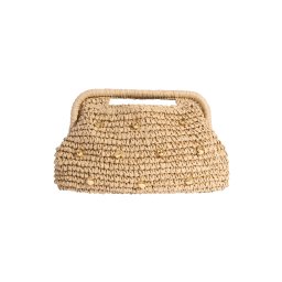 love & roses Clutch maro cămilă