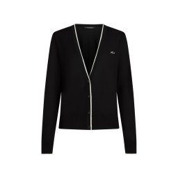 Karl Lagerfeld Geacă tricotată negru