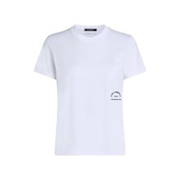 Karl Lagerfeld Tricou 'Rue St-Guillaume' negru / alb