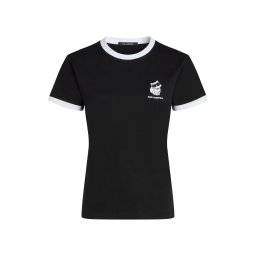 Karl Lagerfeld Tricou 'Ikon Choupette' negru / alb