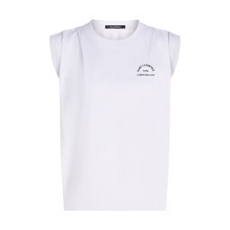 Karl Lagerfeld Tricou 'Rue St-Guillaume' alb