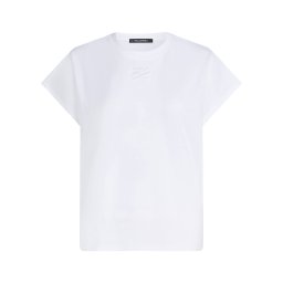 Karl Lagerfeld Tricou 'Autograph' alb