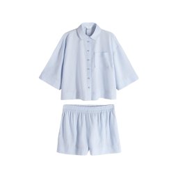 The Set Costum cu pantaloni albastru deschis