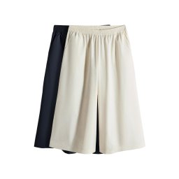 The Set Pantaloni bleumarin / alb