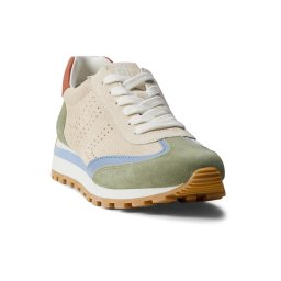 Lauren Ralph Lauren Sneaker low 'DANI' nisipiu / albastru deschis / verde kiwi