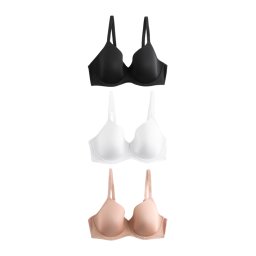 Next Sutien culoarea pielii / negru / alb