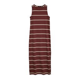VERO MODA Rochie 'VMDINA' crem / roșu bordeaux