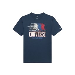 CONVERSE Tricou 'ANNIVERSARY OF AMERICA' albastru / bleumarin / roșu / alb