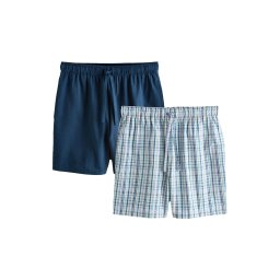 Next Pantaloni de pijama albastru / albastru deschis / roz