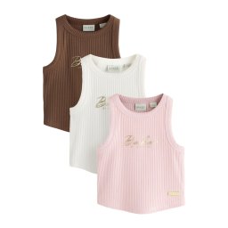 Baker by Ted Baker Top crem / ciocolatiu / auriu / roz