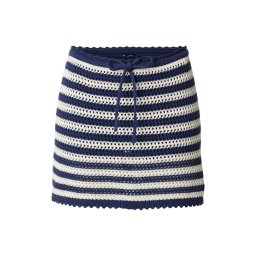 GAP Fustă bleumarin / alb