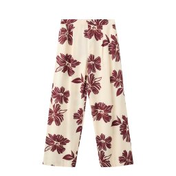 MANGO Pantaloni cutați 'Lola' culoarea pielii / roșu burgundy
