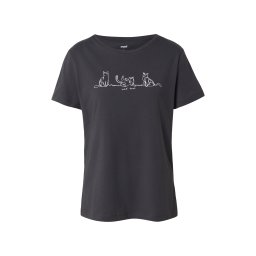 Mavi Tricou 'Cat' negru / alb