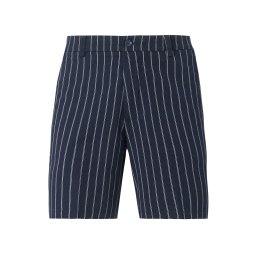 BOSS Pantaloni eleganți 'C-Kane1' bleumarin / alb