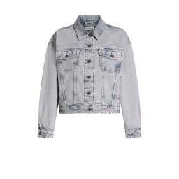 GUESS JEANS Geacă de primăvară-toamnă albastru deschis
