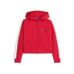 Tommy Jeans Hanorac roșu / alb