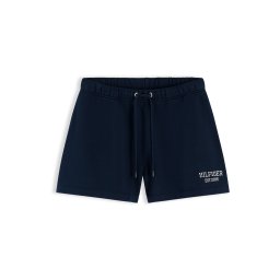 TOMMY HILFIGER Pantaloni 'VARSITY' bleumarin / alb
