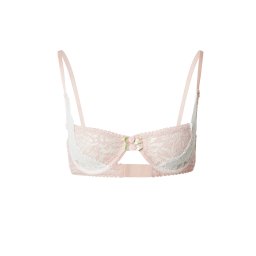 WILD LOVERS Sutien 'ELISE' verde deschis / roz / alb