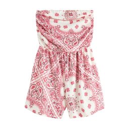 Next Salopeta bej / fucsia / roşu închis