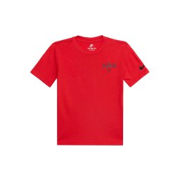 Nike Sportswear Tricou 'WORLD CUP' galben miere / gri deschis / roșu / negru
