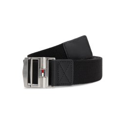 Tommy Jeans Curea 'AUSTIN' negru