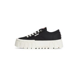 Tommy Jeans Sneaker low 'Zebra Print Logo Platform Cupsole' negru