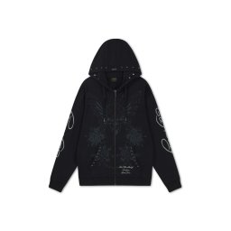 Ed Hardy Hanorac ' Love Kills' gri deschis / negru