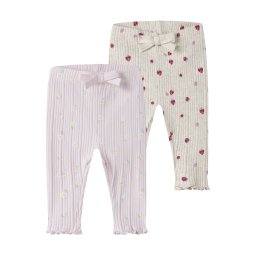 NAME IT Leggings 'NBFJELLY' galben / mov orhidee / mov zmeură / alb / alb amestacat