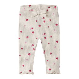 NAME IT Leggings 'NBFJELLY' bej / verde deschis / roz / roșu