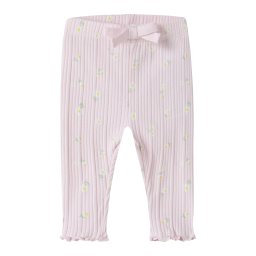 NAME IT Leggings 'NBFJELLY' galben / verde deschis / rosé / alb