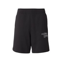 Calvin Klein Jeans Pantaloni 'Graphic Logo' negru / alb