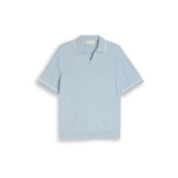 TOM TAILOR Pulover albastru deschis / alb