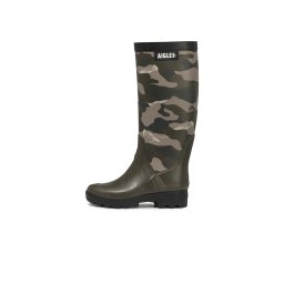 AIGLE Cizme de cauciuc 'Benyl' kaki / oliv / verde pin