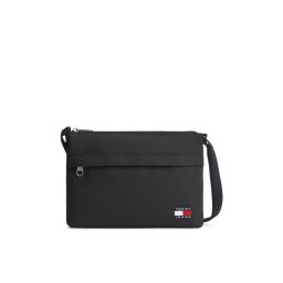 Tommy Jeans Geantă de umăr 'ESS' roșu cireș / negru / alb