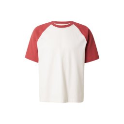 HOLLISTER Tricou roșu pepene / alb