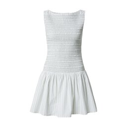 Abercrombie & Fitch Rochie gri / alb