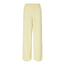 PIECES Pantaloni 'PCBETTY' albastru deschis / galben / verde închis